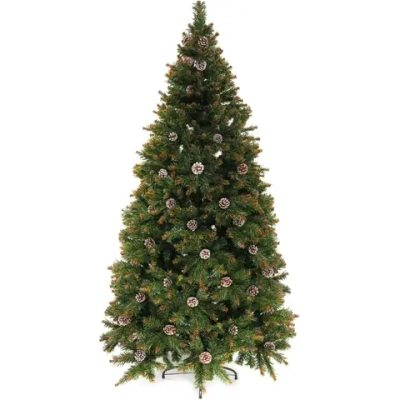 Елка «Лесное очарование» 210 см, ПВХ, шишки (1414 ветки)