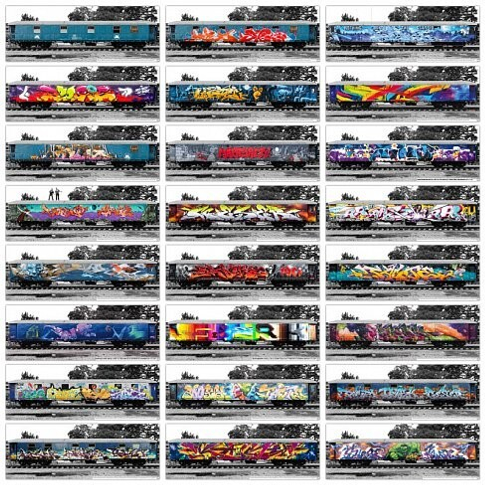 Постер Molotow TRAIN HALL OF FAME (1шт)