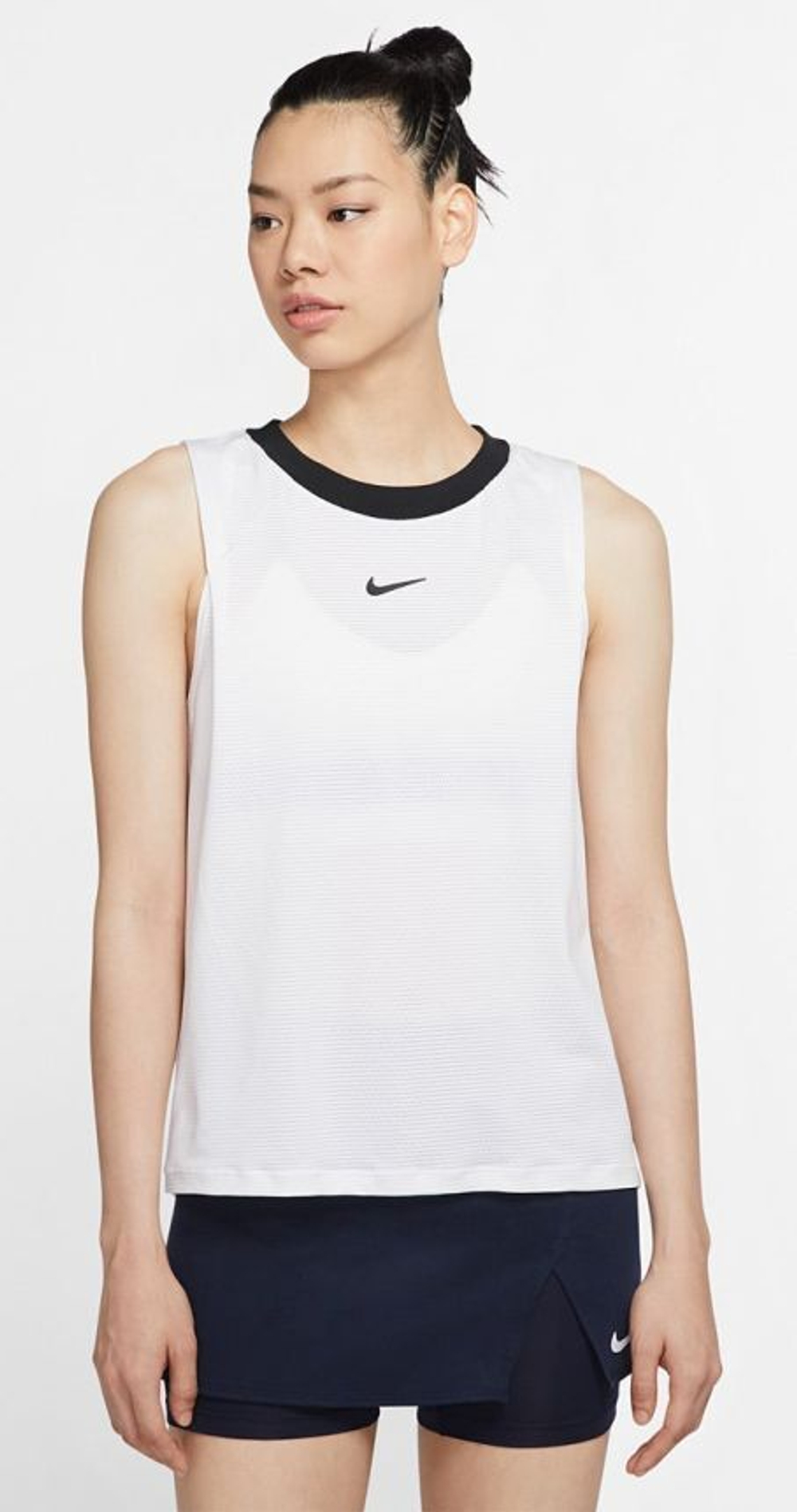 Женский топ теннисный Nike Court Dri-Fit Advantage Tank W - белый