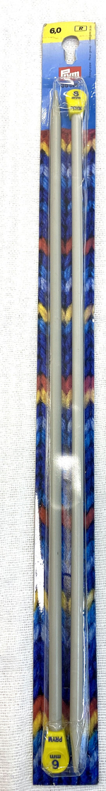 Спицы прямые №6 Prym 35см (Германия)