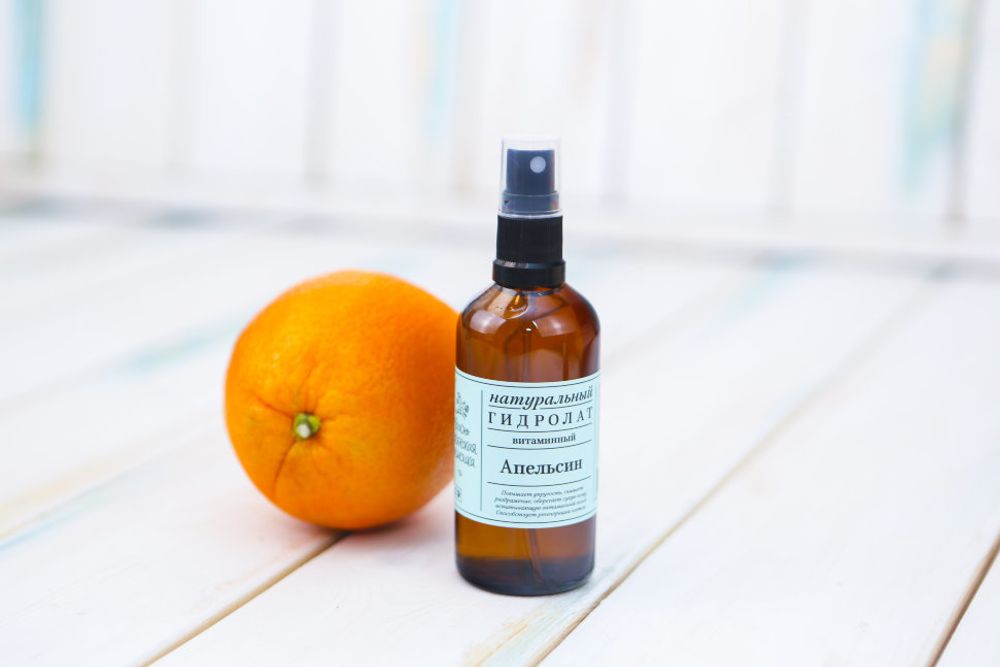 ГИДРОЛАТ "АПЕЛЬСИН" — ДЛЯ СНЯТИЯ РАЗДРАЖЕНИЯ КОЖИ, 100 мл (Краснополянская косметика)