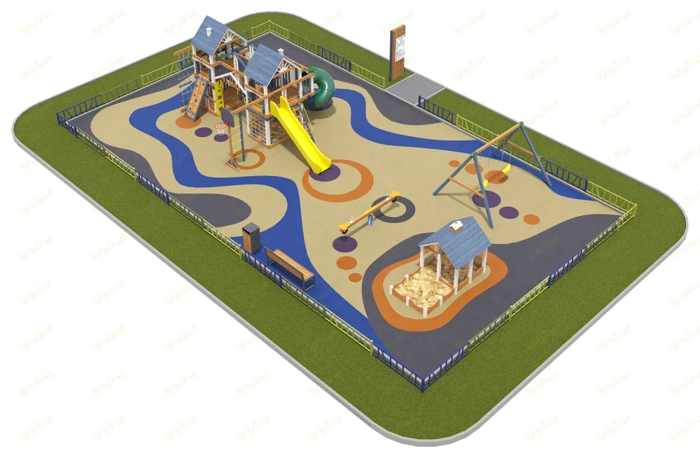 Детская площадка IgraGrad Шато Sun (мод.1) для общественных мест. ЦЕНА ПО ЗАПРОСУ