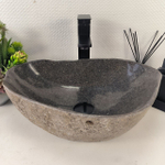 Раковина из речного камня RS-64987 48*34*15 0861