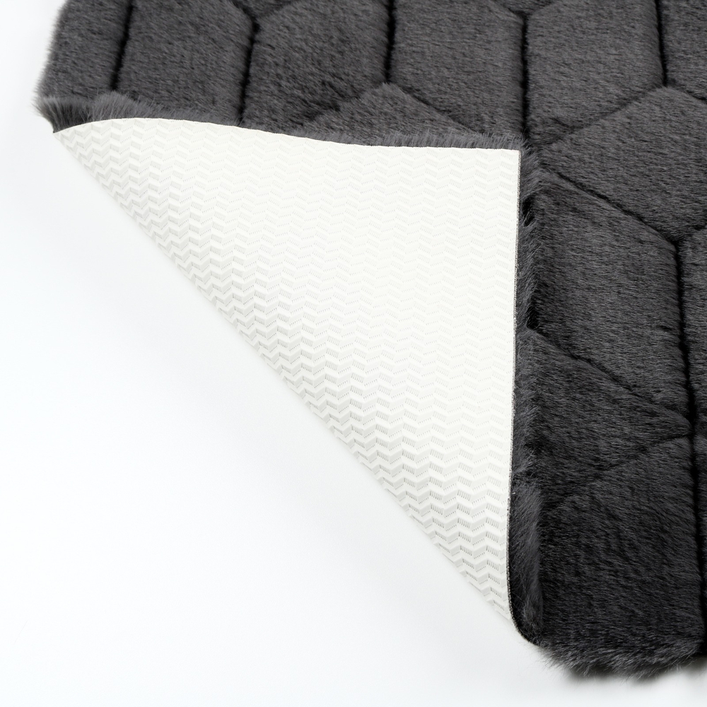 Коврик для ванной 1-ый Fixsen DIAMONT графит (70х120) FX-9050V