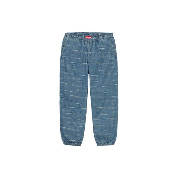 Supreme FW19 Week 3 Dimensions Logo Denim Skate Pant logo