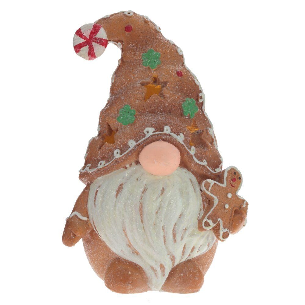 GAEM Фигурка декоративная с подсветкой "Гном", L10,5 W6,5 H16 см (LR44 2 шт)