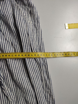 Брюки Colin's в полоску льняные, маркировка ХS, визуально на 42 размер