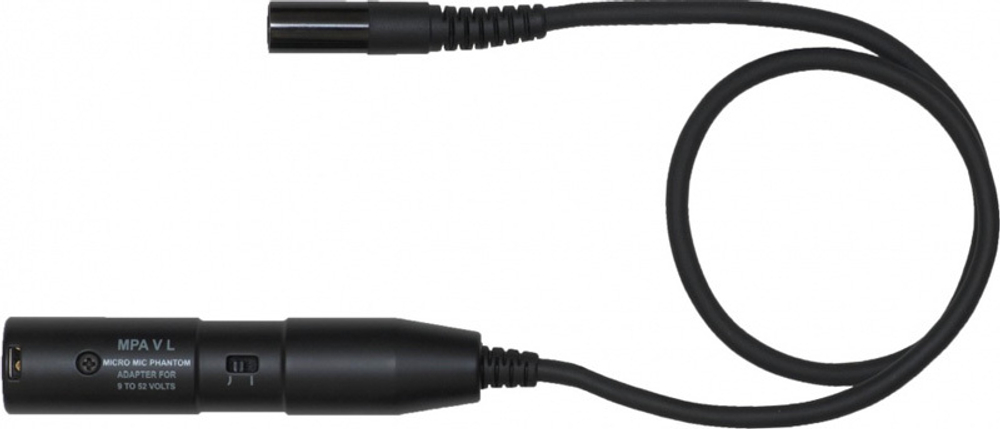 адаптер фантомного питания 9-52В с разъёмом XLR для микрофонов с L-разъемом, фильтр НЧ