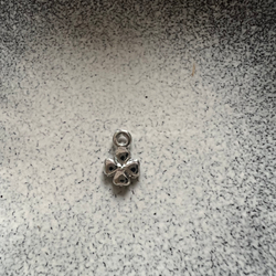 Подвеска четырёхлистный клевер. Фурнитура для изготовления украшений и аксессуаров.