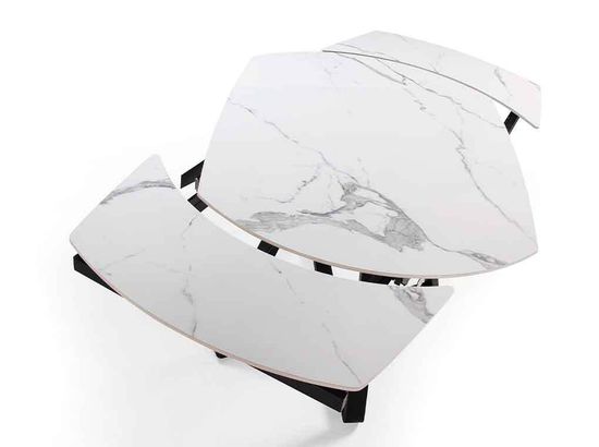 Обеденный стол D2055BB /1096 из керамики и черной стали Испания 