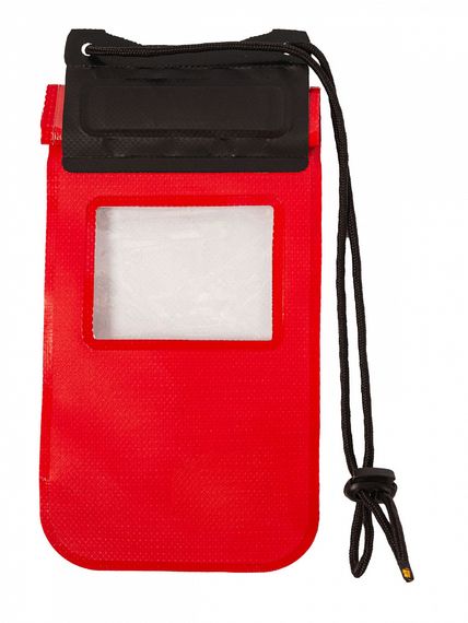 Чехол водонепроницаемый Sargan Сухов ОК для телефона с окном для документов 12см*18см красный