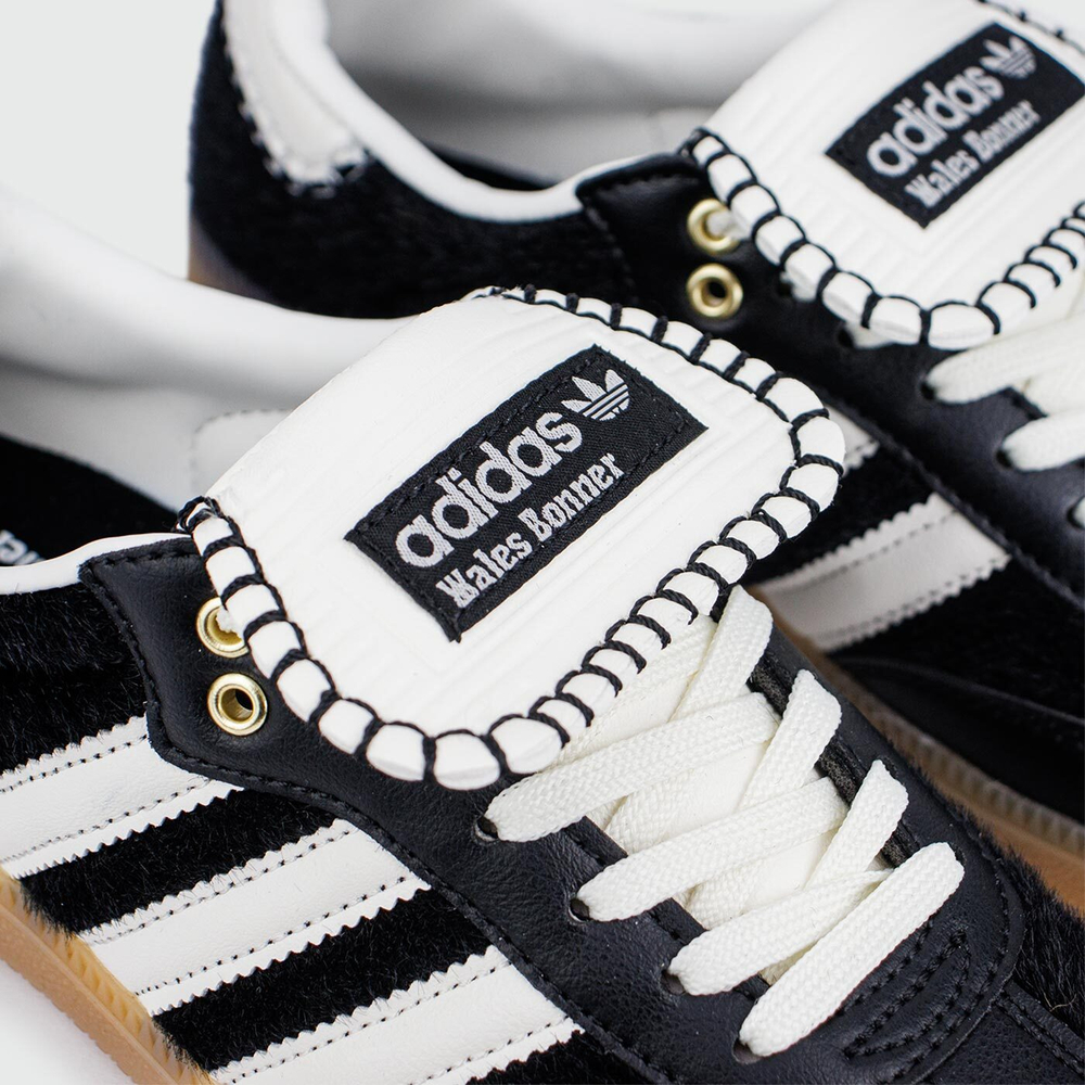 Кроссовки Adidas Samba Pony x Wales Bonner Black Gum