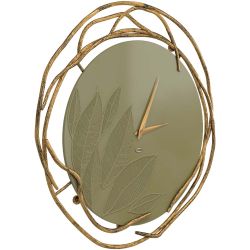 Часы настенные Арт Колор Зеленая олива Амбер