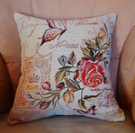 Декоративный гобеленовый чехол для интерьерной подушки Винтаж 38*38