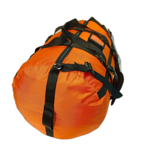 Сумка, Баул "МАМОНТ" 110 литров, Оранжевый, нагрузка до 180 кг.