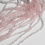 Хрустальные бусины, оттенок "Розовый", 2мм, кубик