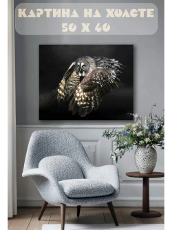 Картина на стену 40 X 50 Сова