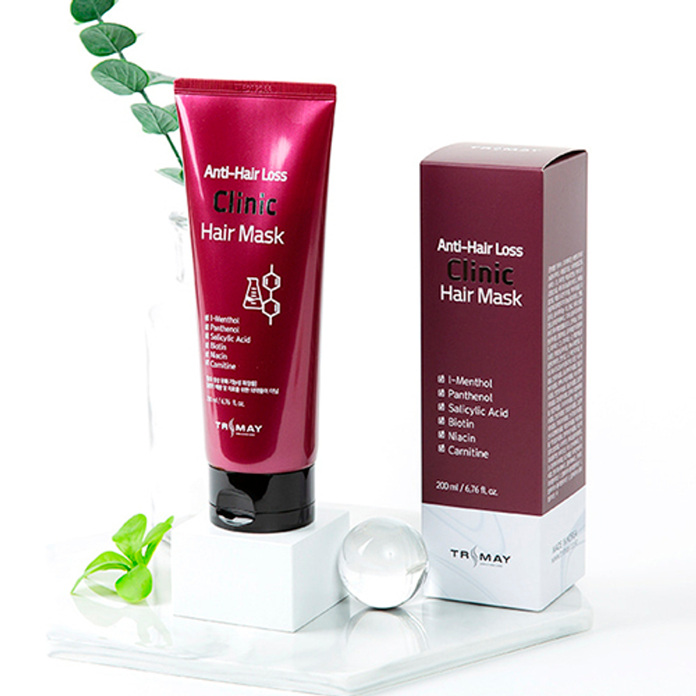 Trimay Anti-Hair Loss Сlinic Hair Mask пептидная маска против выпадения волос