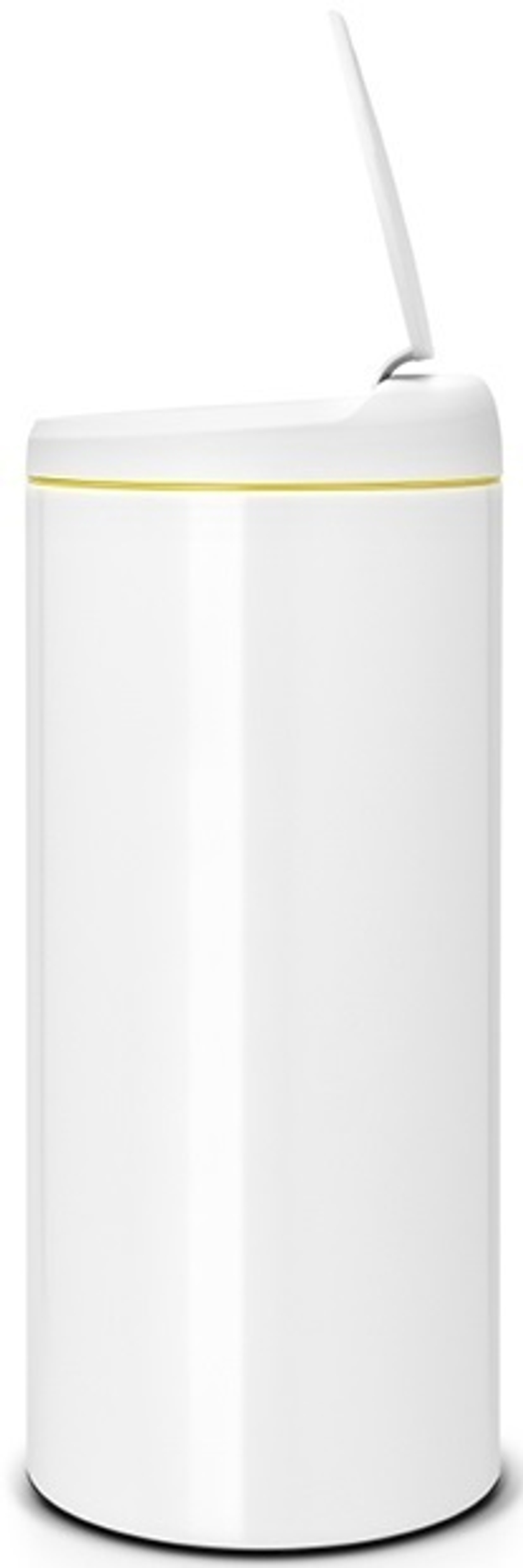 Ведро Brabantia 30л белое с приподнятой крышкой