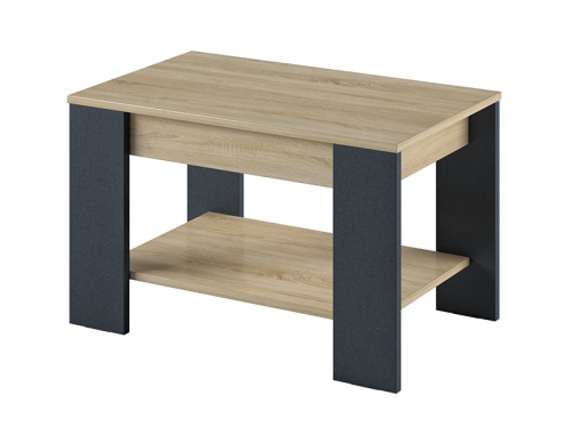 Стол журнальный 800х500х500 I-310 Дуб Сонома/Антрацит