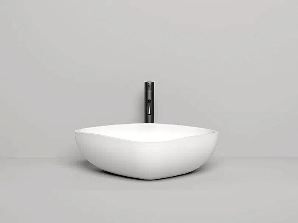 Раковина накладная Salini GLORIA 06 S-Sense 1102106G 56 белая