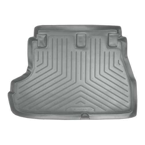 Коврик в багажник Norplast/Unidec для Hyundai Elantra в кузове XD HB (2001-2006) Серый, полиуретан, арт.NPL-P-31-05-G