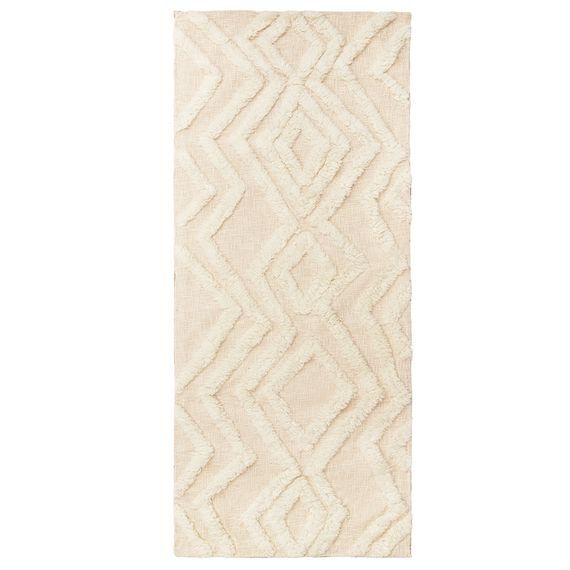 Ковер из новозеландской шерсти и хлопка imphal из коллекции ethnic, 70x160см