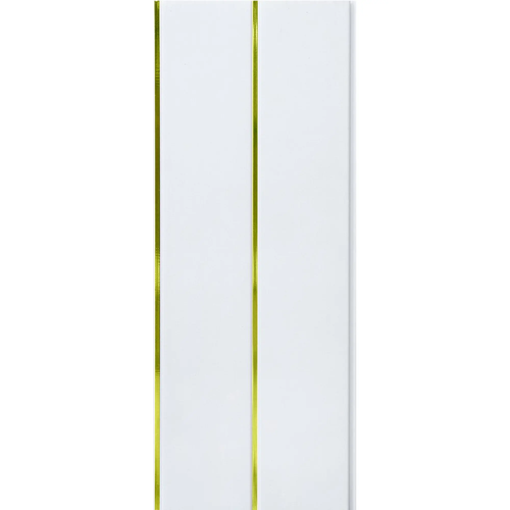 Панель ПВХ потолочная 2-х секционная ЗОЛОТО (3000х240х10мм)