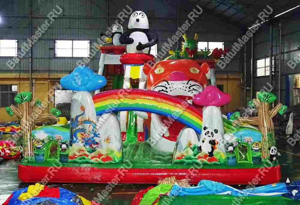 Коммерческий надувной батут "Прайд 2" 20*8*8 м