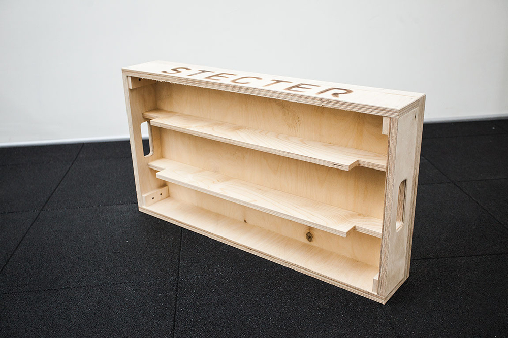 Комплект тяжелоатлетических плинтов + доп. секция (Н=89 см, материал-фанера)