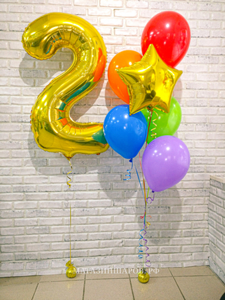 Набор шаров на 2 года