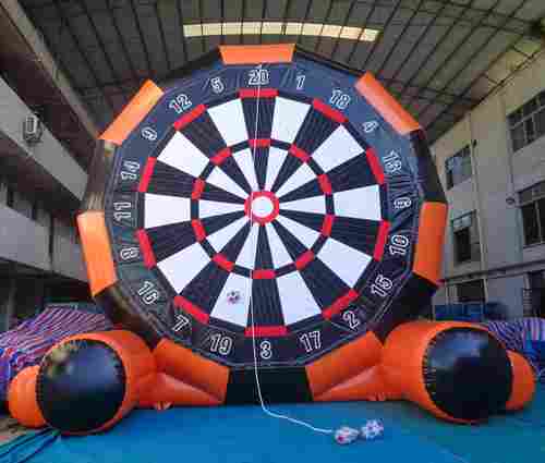 Надувной герметичный дартс «Футбол-Двойной» диаметр 4,5 м, размер 4,5х3х4,5 м