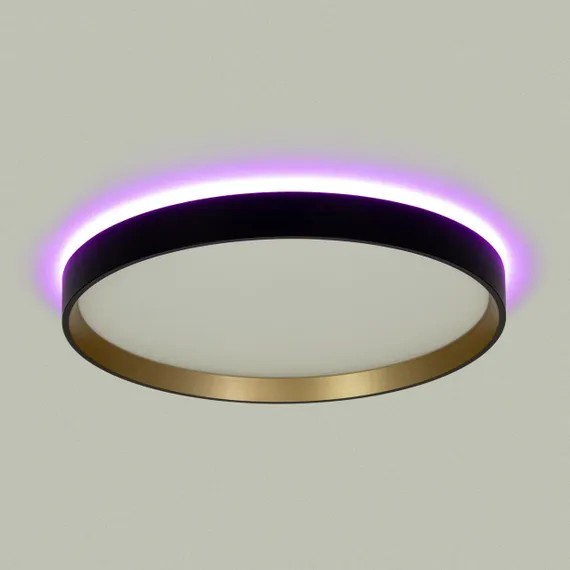 CL750321R ETALON Черный+Золото с пультом и RGB