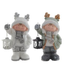 GAEM Фигурка декоративная "Мальчик", L26 W19 H40 см, 2в.