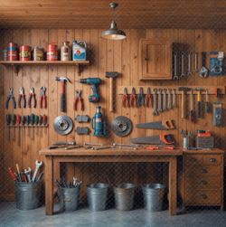 Мастерская №1 (гараж) - фон неопреновый