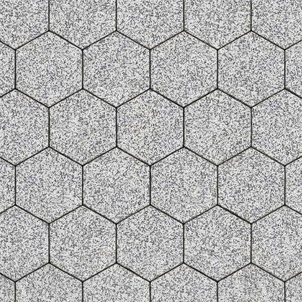 Тротуарная плитка СОТЫ - Стоунмикс Белый с черным