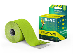 Кинезиотейп RaveTape BASE 5×5 — Лайм (LIME)