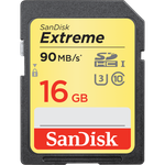 Карта памяти Sandisk 16GB Extreme 90MB/s SDHC