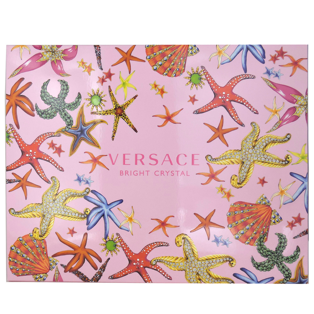 Versace Bright Crystal набор туалетная вода 50 мл + b/l 50 мл + 50 sh/g