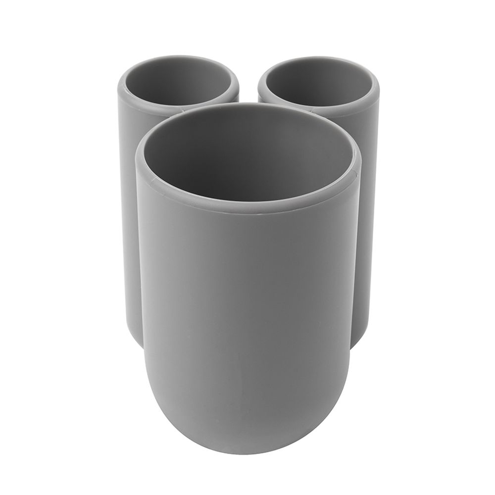 Стакан для зубных щеток Touch, серый