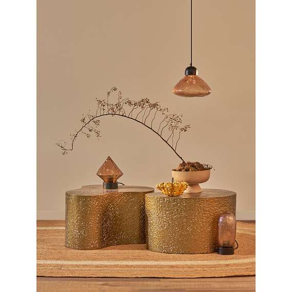 Набор из 2 столиков Grannis, золотистые