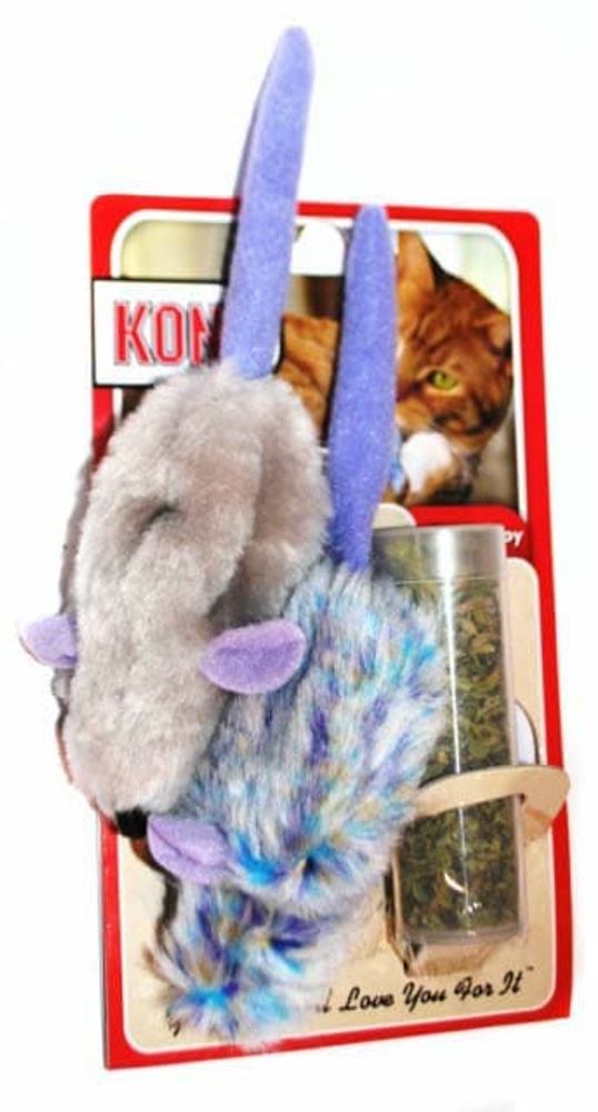 Kong игрушка для кошек "Мышки" 2 шт.