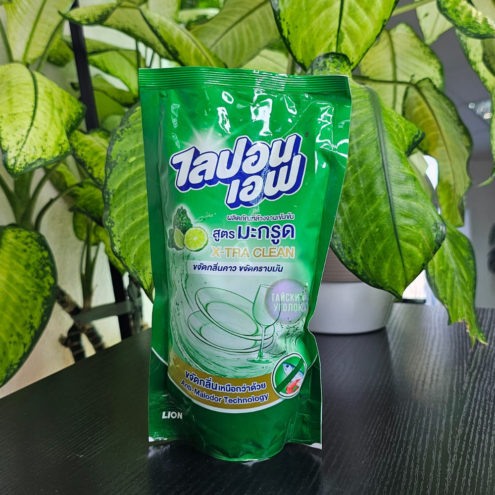 Средство для мытья посуды LION Lipon Бергамот 500 мл мягкая уп