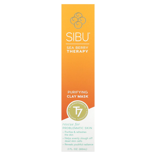 Sibu Beauty, Sea Berry Therapy, очищающая маска из глины, 60 мл (2 жидк. унц.)