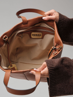 Кожаная сумка Azaro 31355 коричневый камень