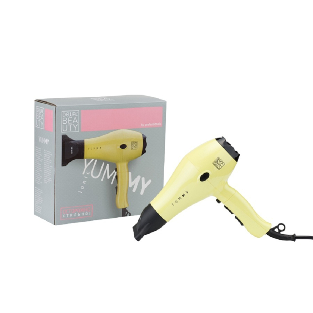 Фен Dewal Beauty YumMy HD1000 Yellow