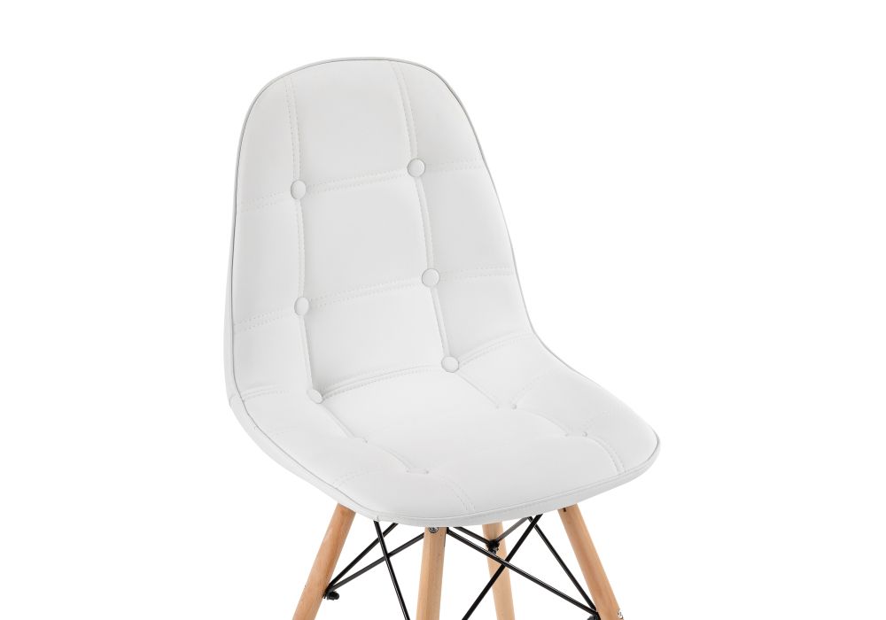 Деревянный стул Kvadro white