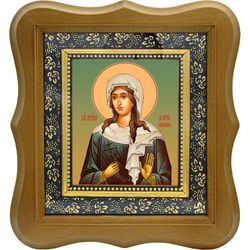 Дария Тимагина мученица. Икона на холсте.