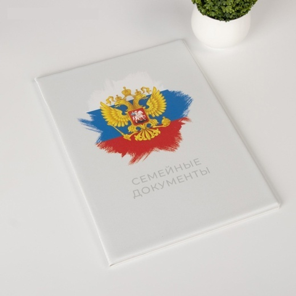 5865856 Папка для семейных документов, 4 комплекта, цвет белый