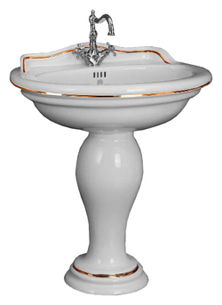 Пьедестал для раковины Migliore Milady ML.MLD-25.707.D2, декор золото